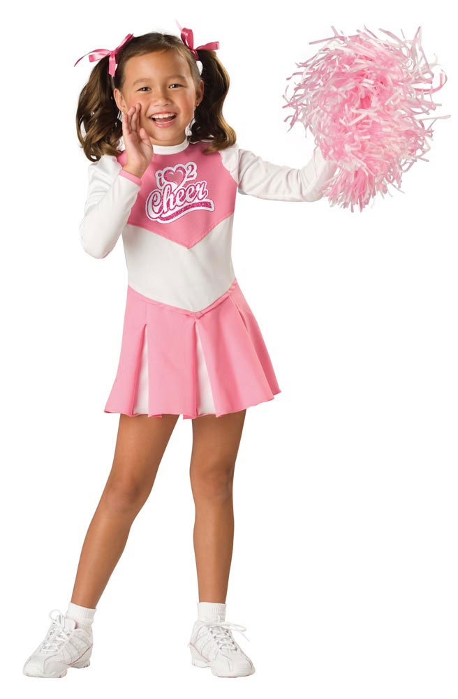 Kids Pink Cheerleader Costume Mr. Costumes