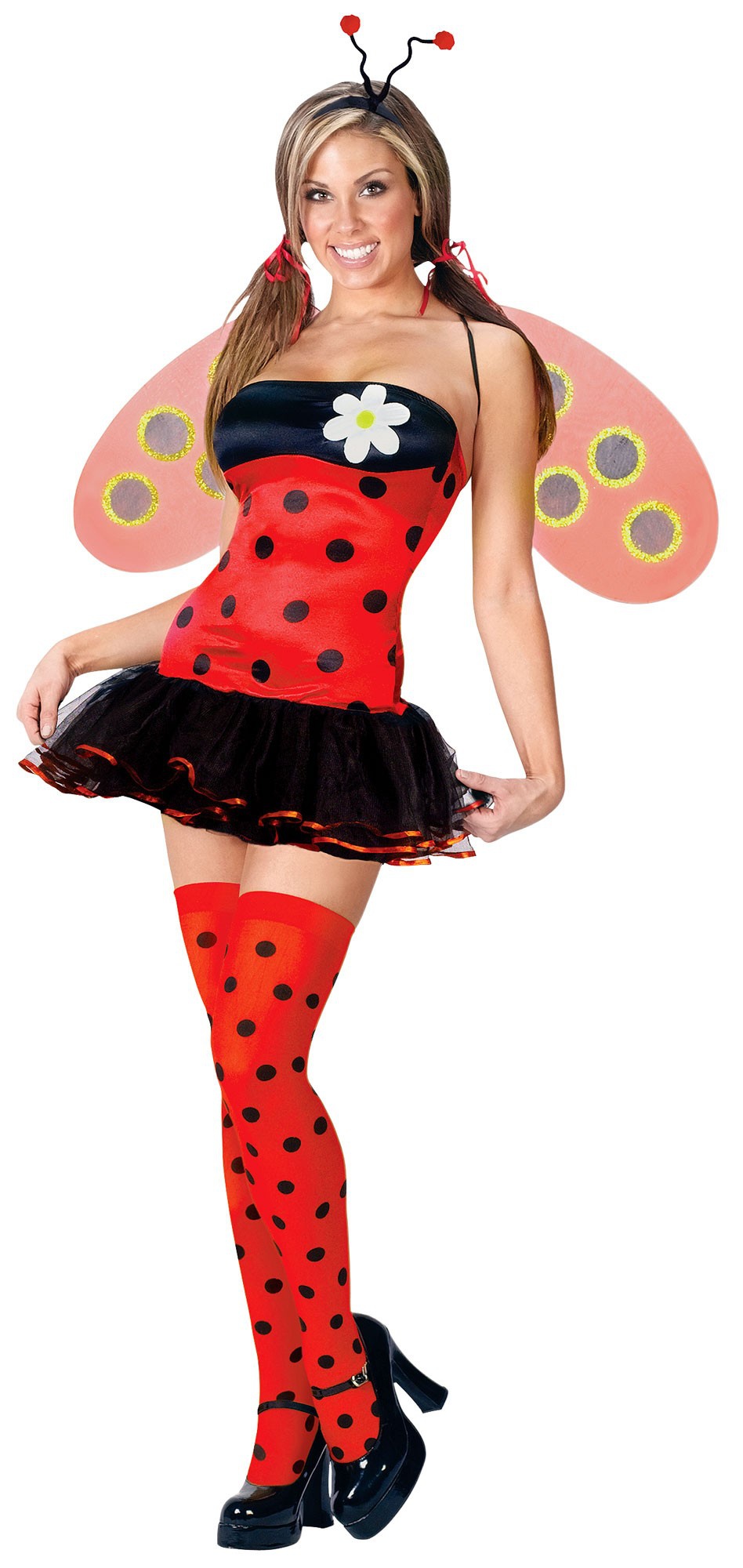 Womens Adult Leggy Ladybug Costume Mr. Costumes