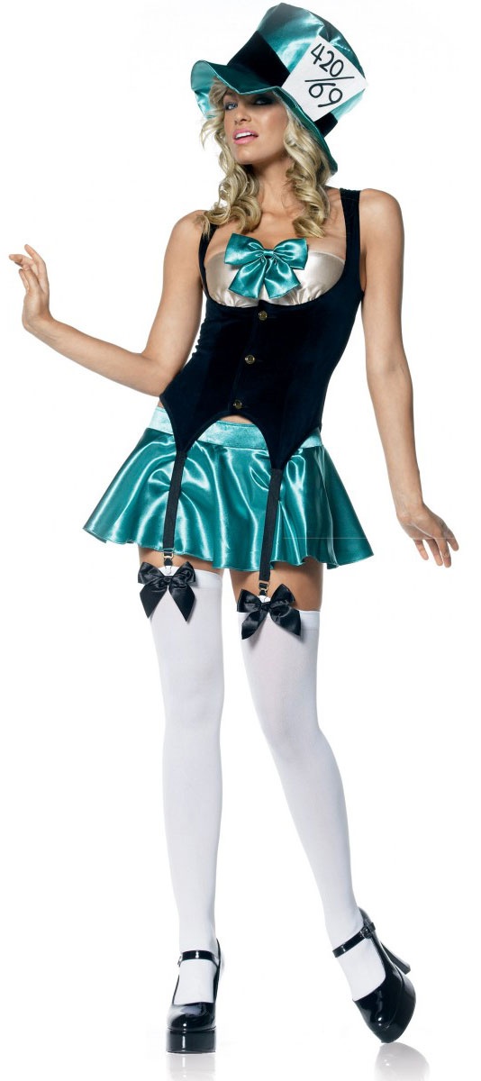 Sexy Tea Party Hostess Mad Hatter Costume Mr Costumes